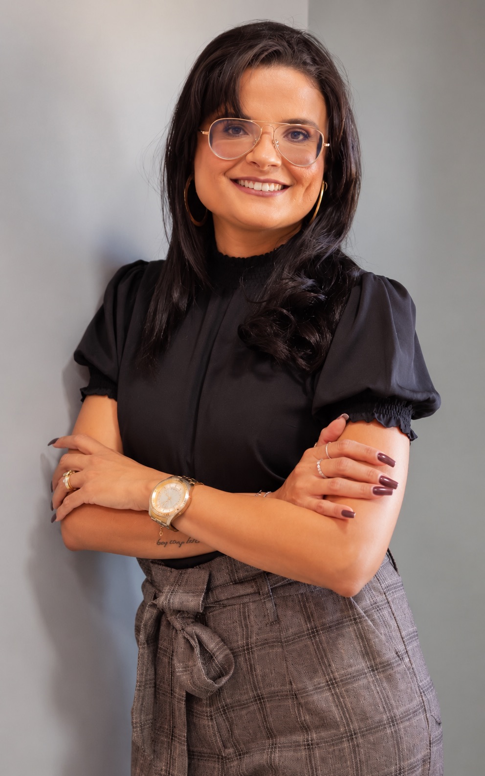Retrato de Pollyane Lisita, psicóloga clínica e da saúde